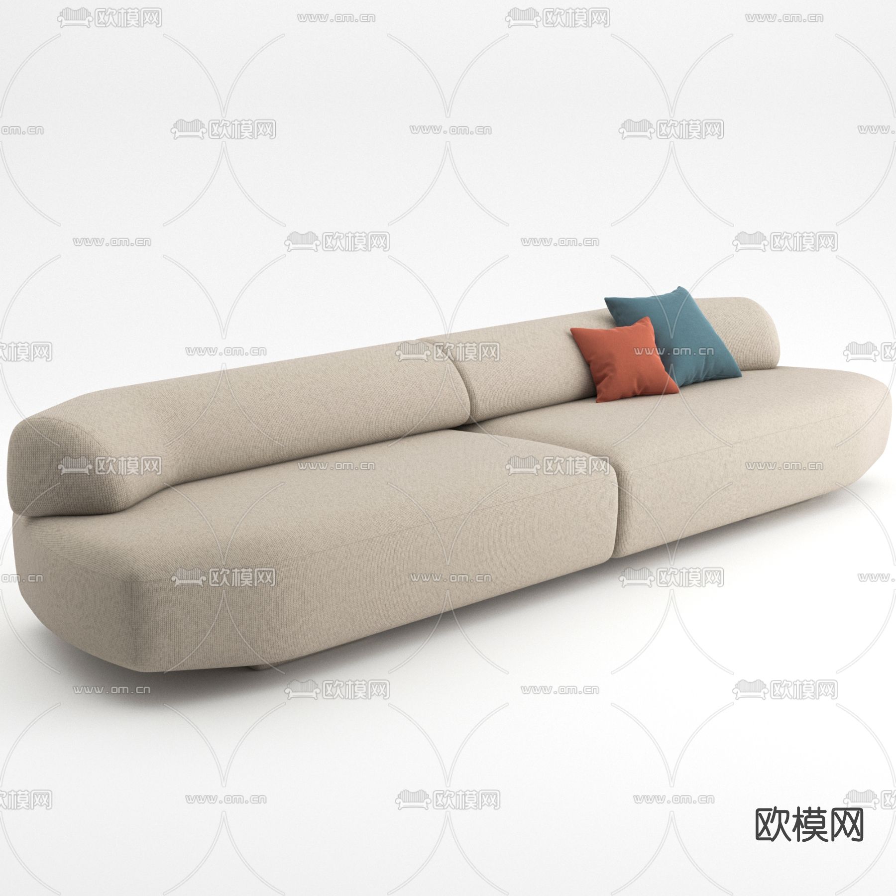 Ligne roset 双人沙发3d模型