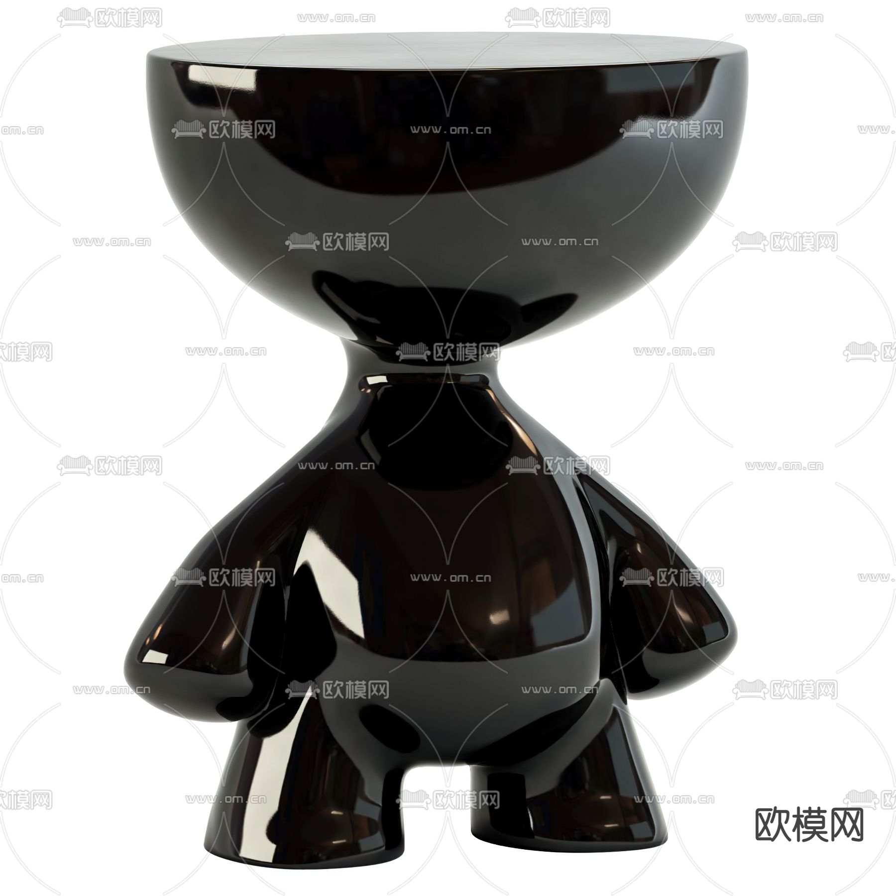 Ligne roset 创意边几角几3d模型