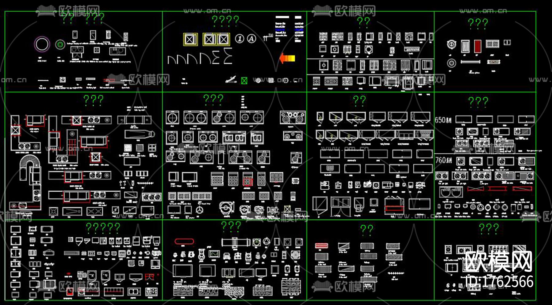餐厅cad施工图下载（渲染图5）