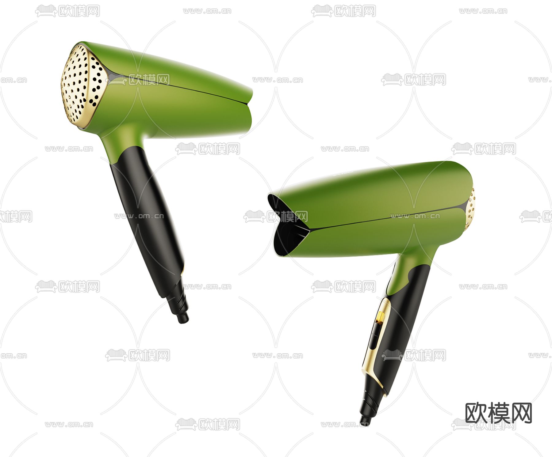 现代吹风机3d模型下载