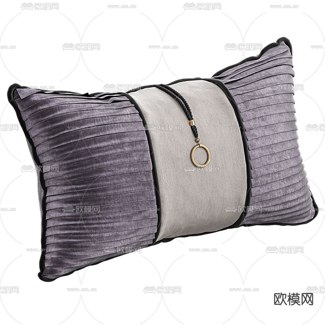 现代布艺枕头抱枕3d模型下载