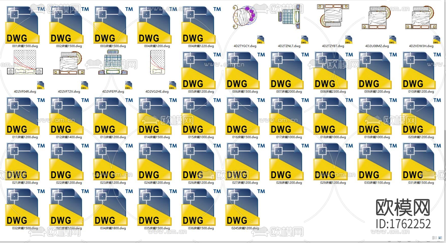 床cad图库下载（渲染图6）