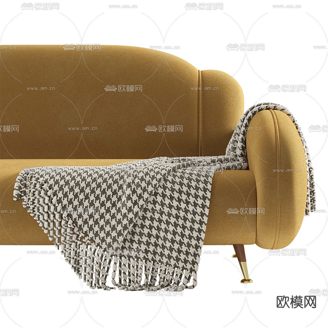 Mezzo 双人沙发3d模型