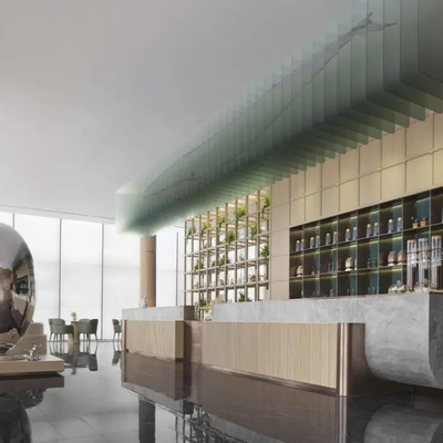 蜜尔设计 售楼处前台