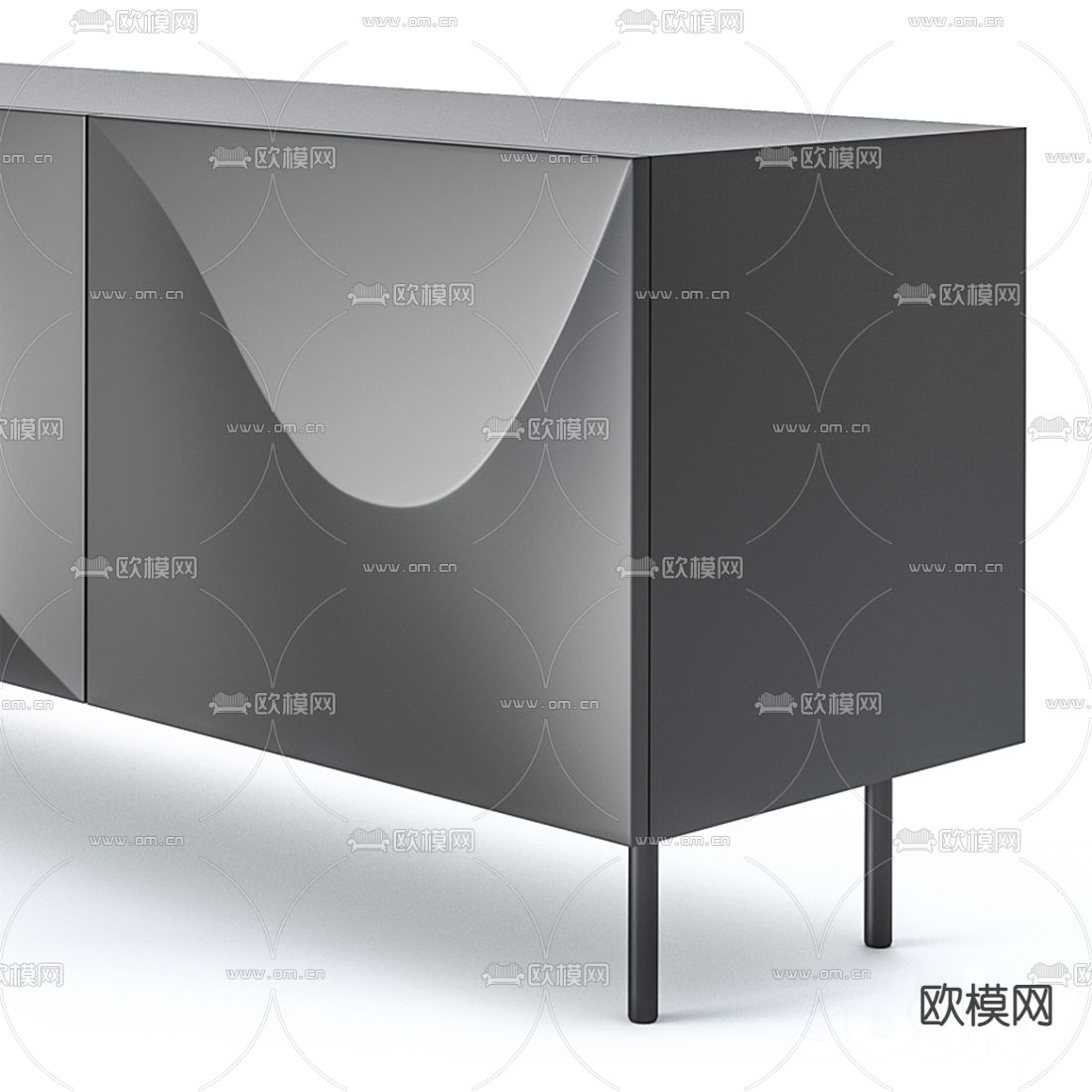 现代时尚电视柜3d模型