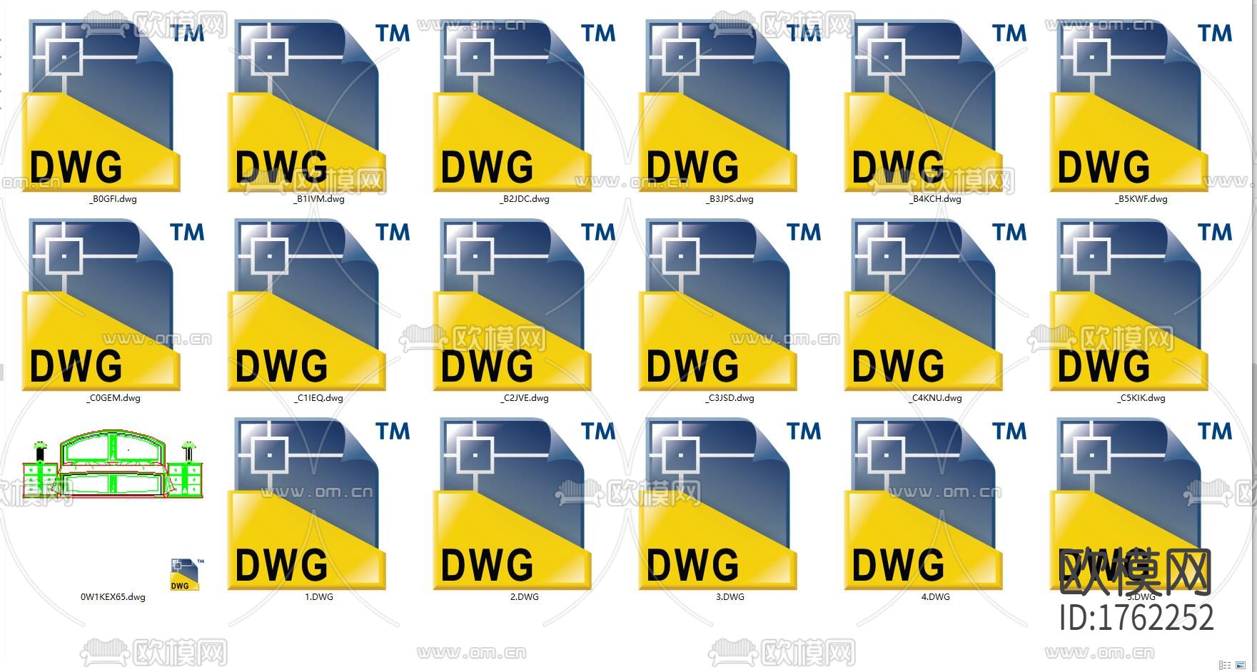 床cad图库下载（渲染图4）