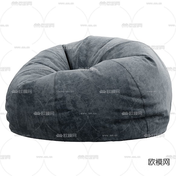 现代布艺懒人沙发3d模型下载(渲染图5)