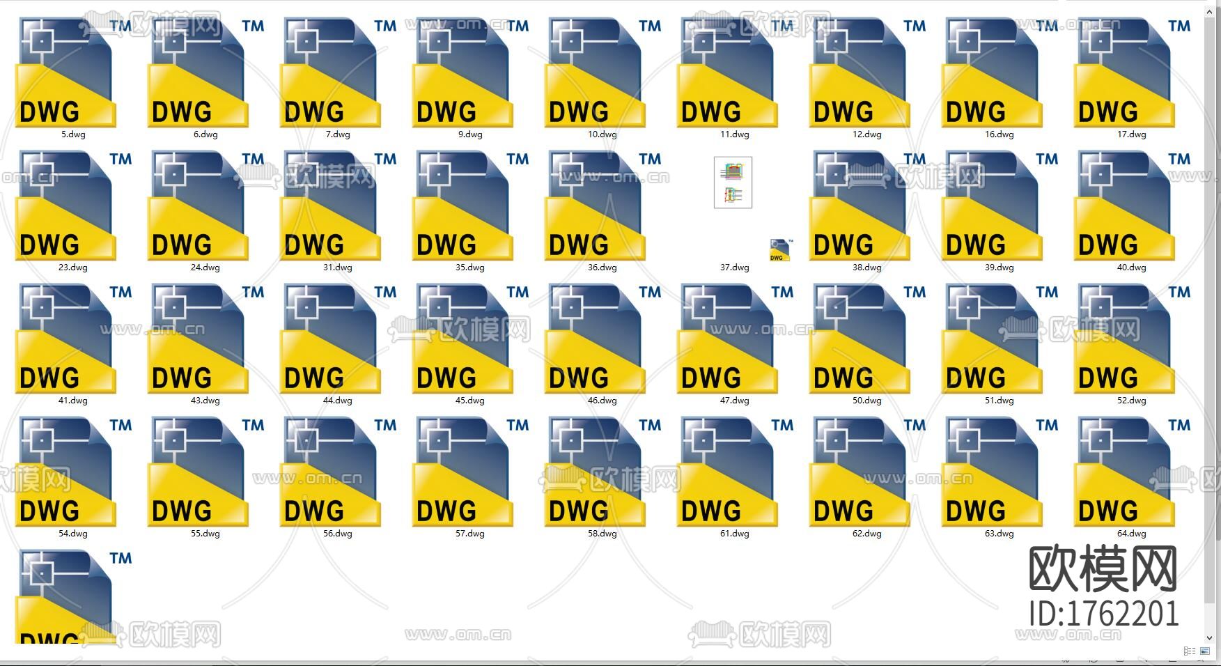 室内玄关cad图库下载（渲染图4）