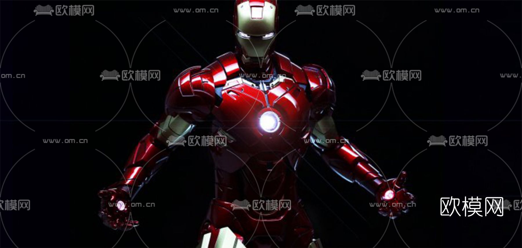现代钢铁侠玩具免费3d模型