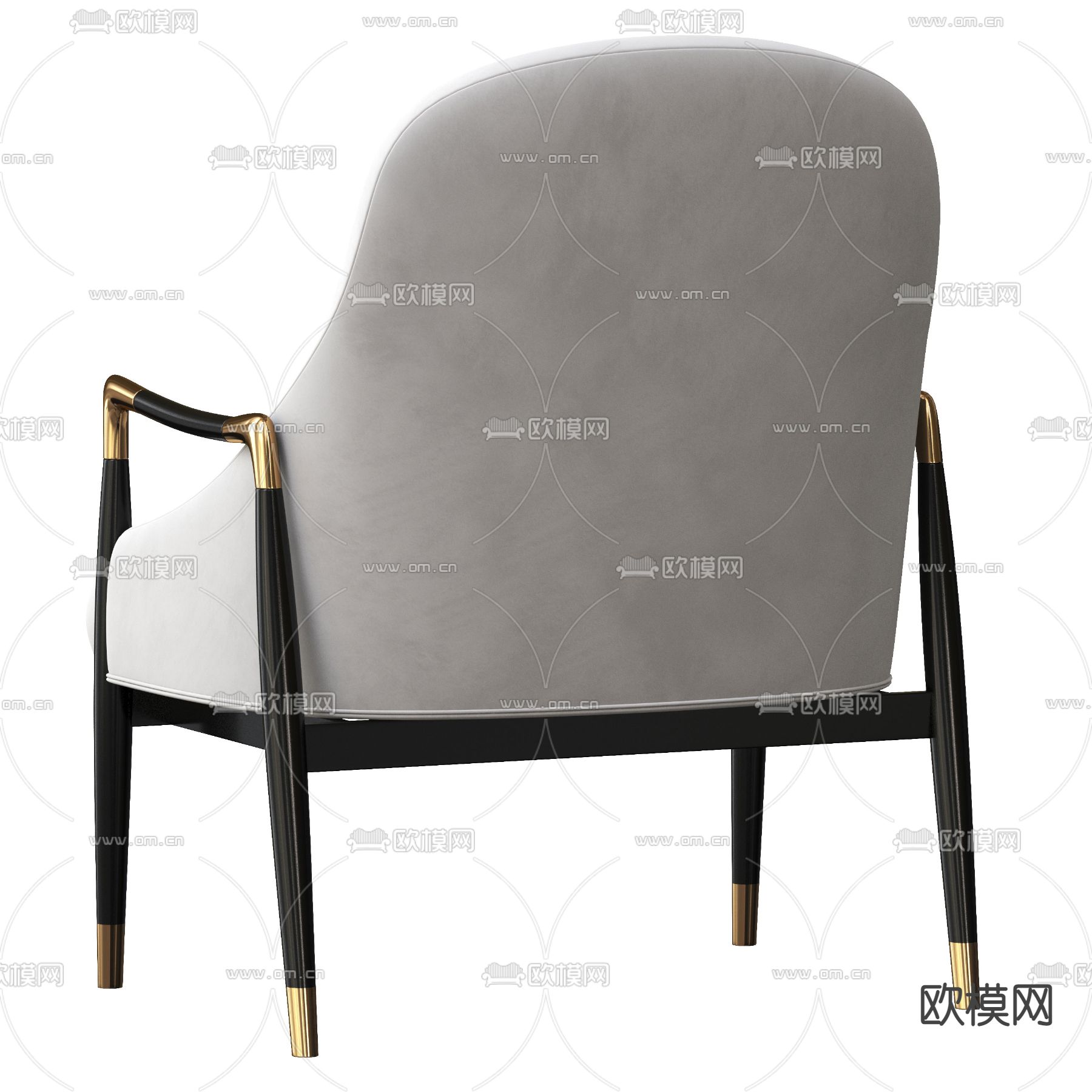 现代布艺休闲椅3d模型
