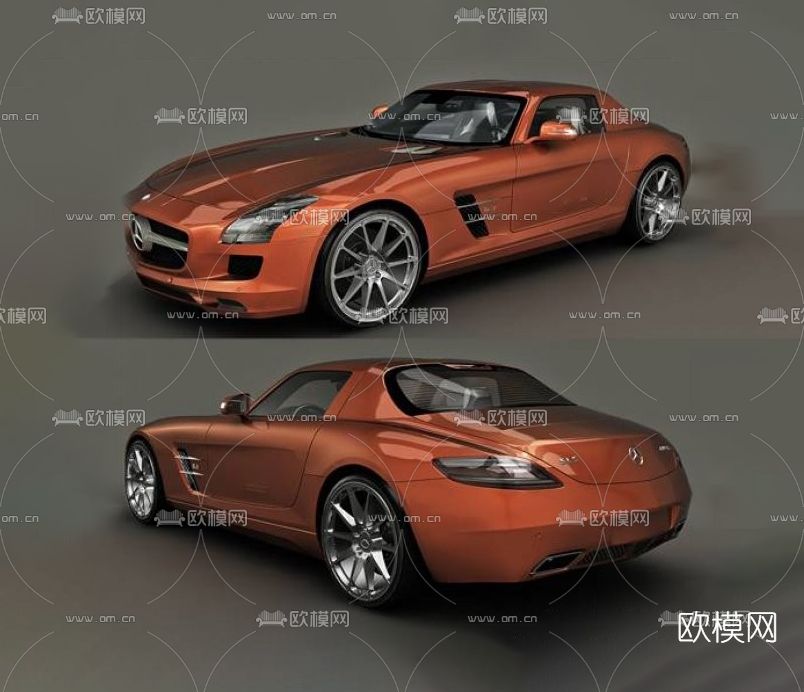 现代奔驰汽车免费3d模型下载