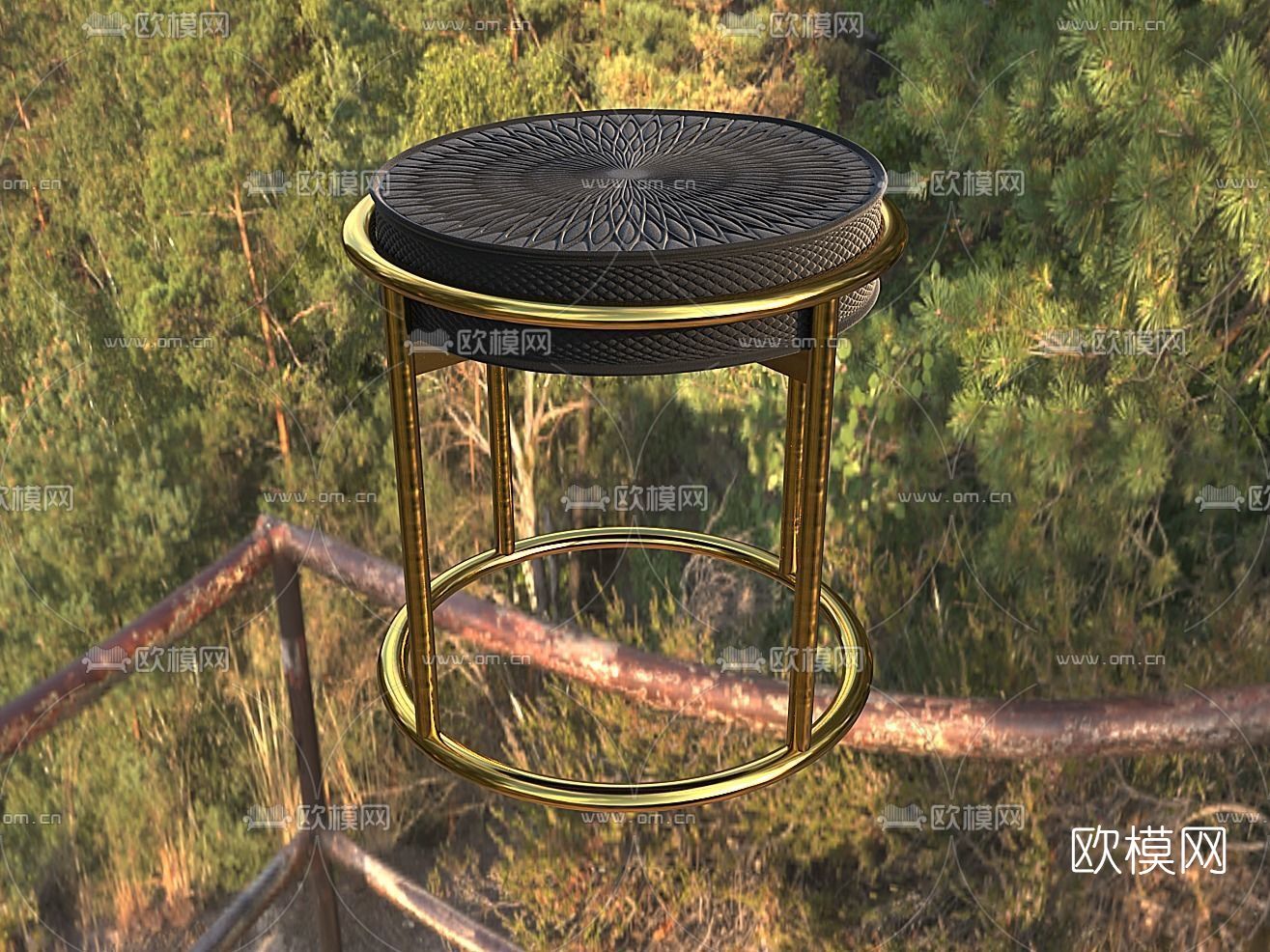 现代凳子免费3d模型下载