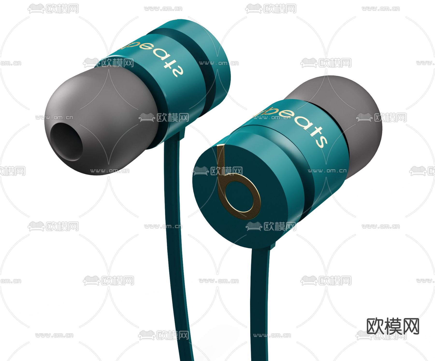 现代入耳式耳机3d模型下载