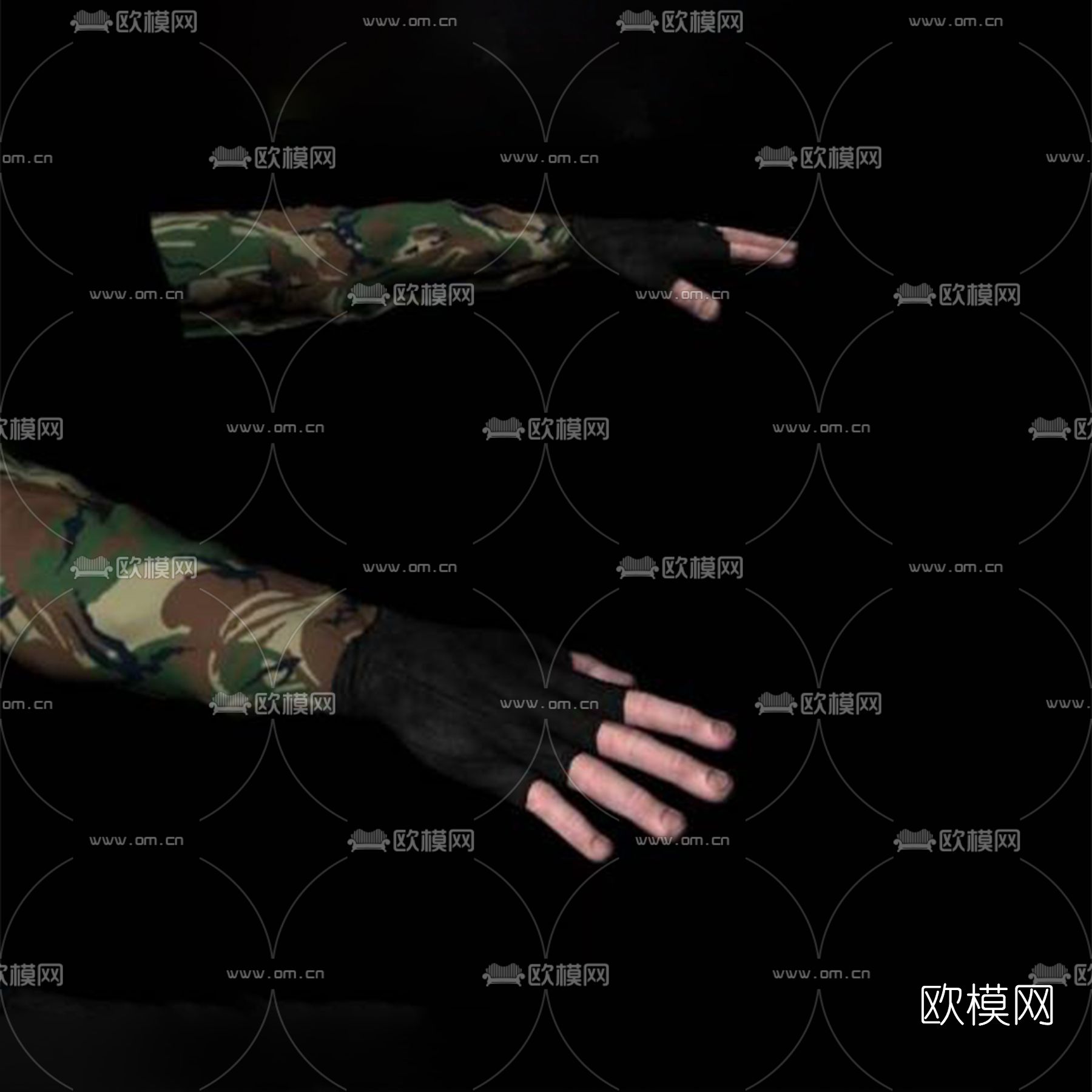 现代人物手臂免费3d模型下载