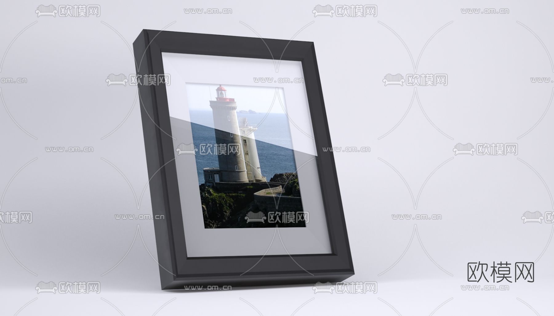 现代相框挂画免费3d模型