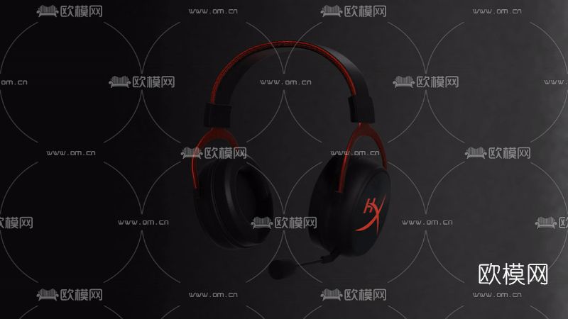 现代耳机免费3d模型下载