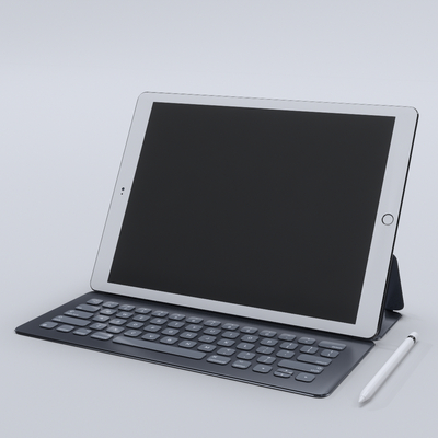  现代平板电脑su模型 