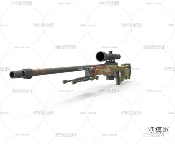 现代AWP龙狙免费3d模型下载
