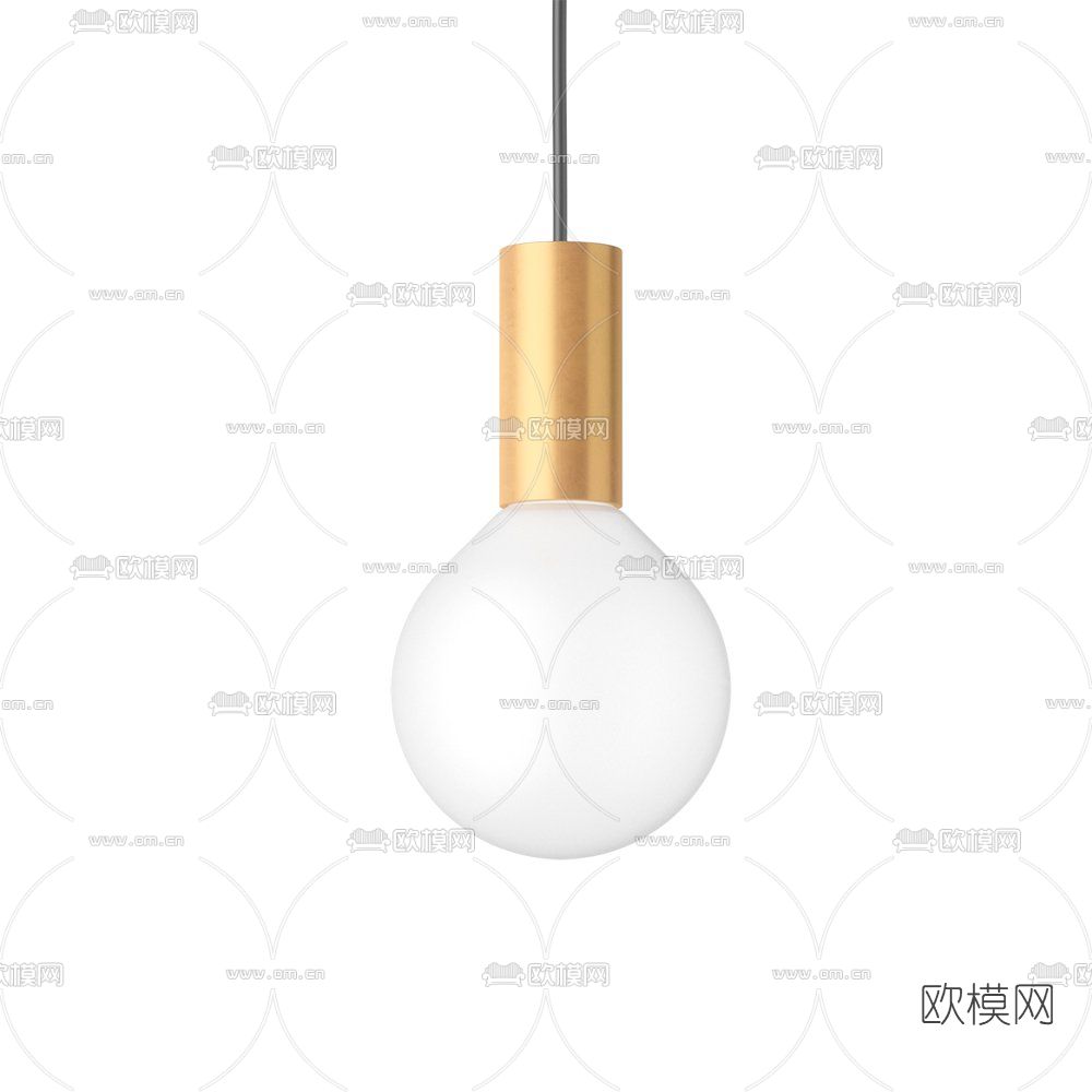 现代小吊灯免费3d模型