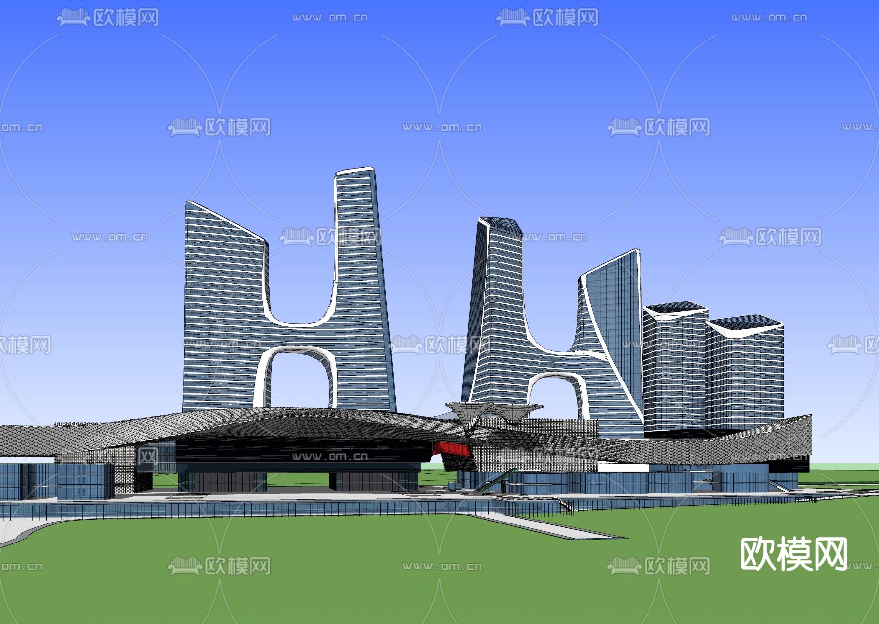 现代商业su模型