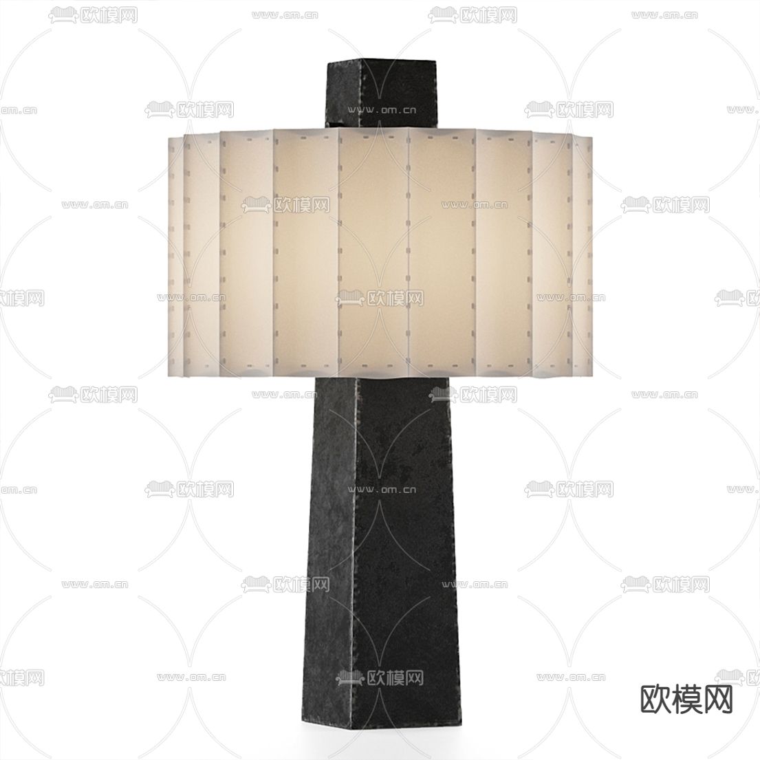 现代简约台灯3d模型
