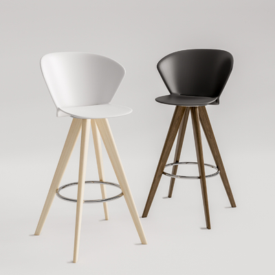 现代吧椅su模型