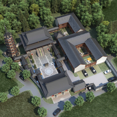 3d鸟瞰规划模型-建筑3d模型-3dmax模型免费下载-欧模网