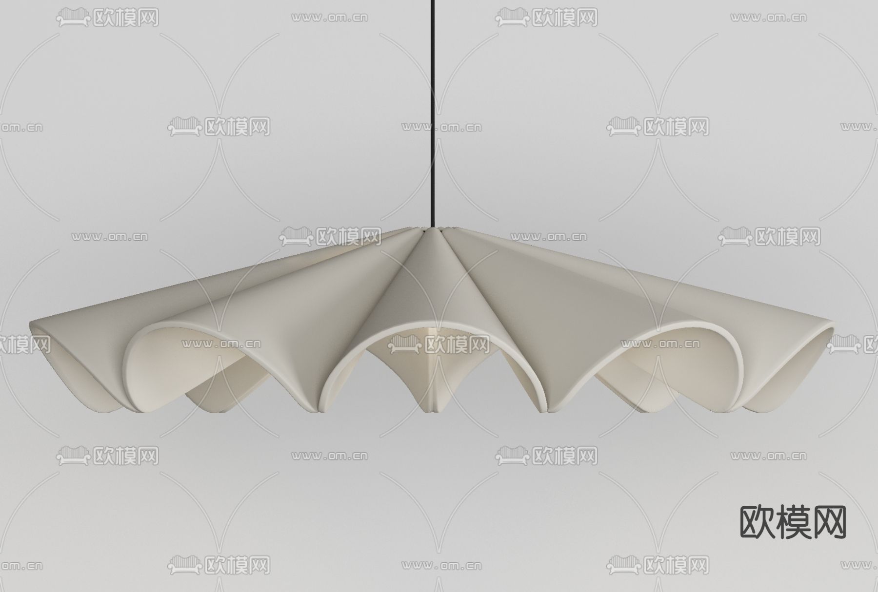 现代花瓣吊灯免费3d模型下载_ID11626821_3dmax免费模型-欧模网