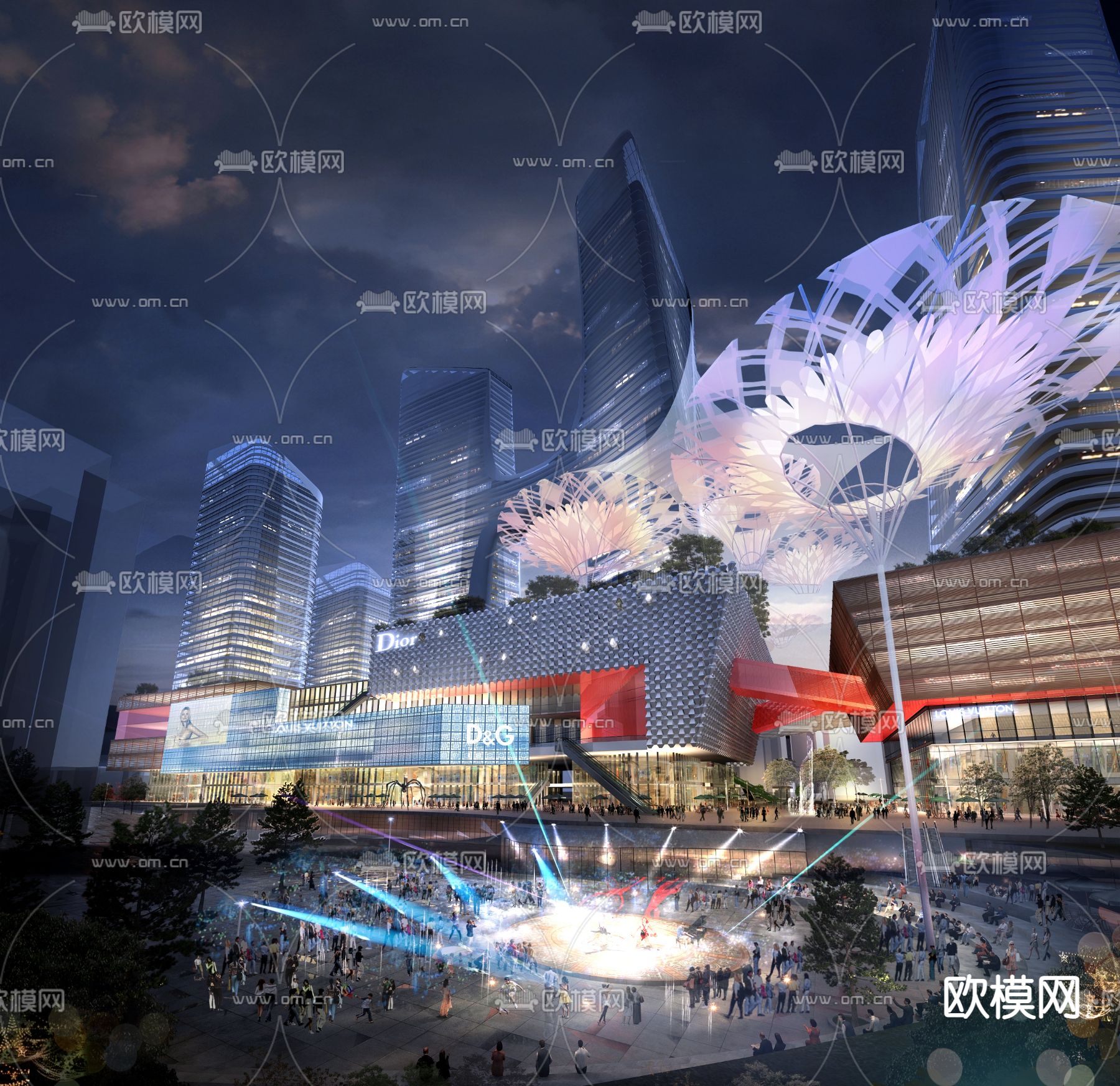 现代商业su模型