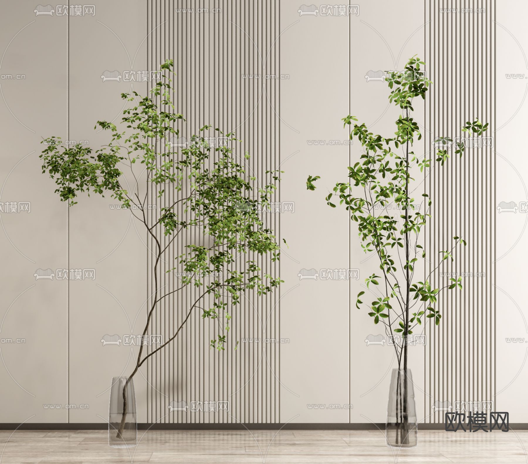 现代植物su模型