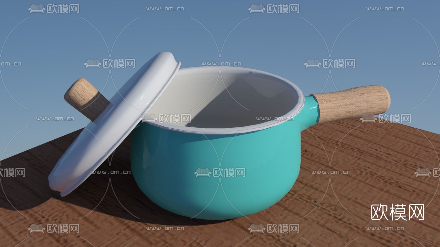 现代金属碗免费3d模型下载