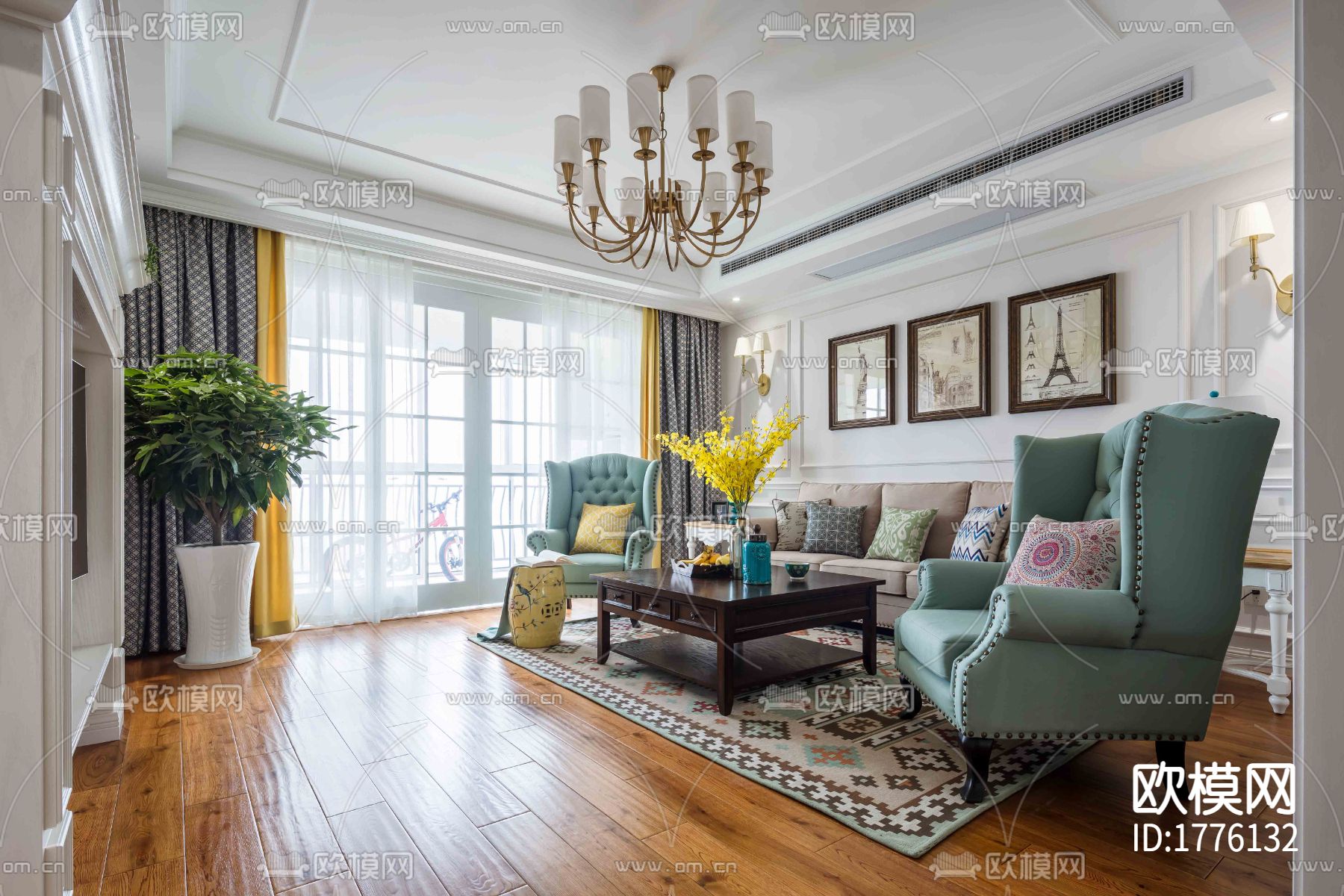 欧式家居cad施工图
