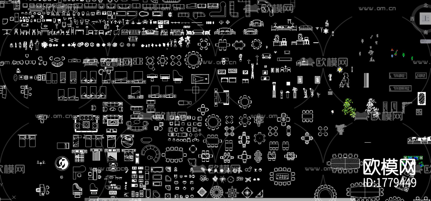 常用cad平立面图库下载