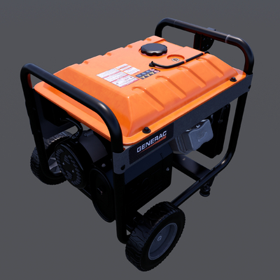  现代发电机su模型 