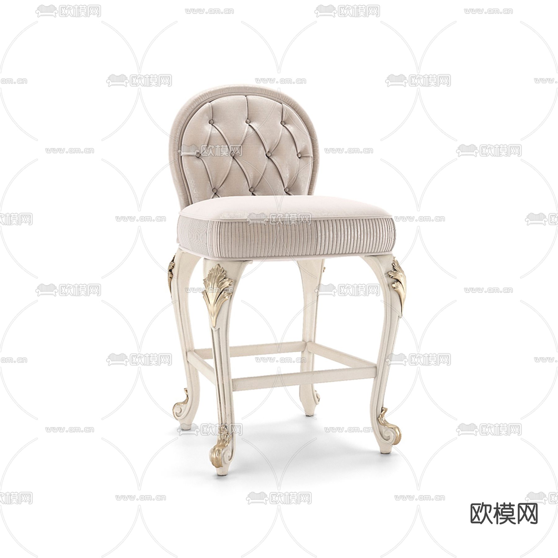 欧式吧台椅免费3d模型下载