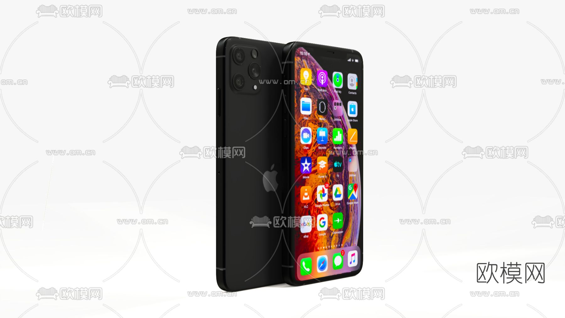 现代苹果智能手机免费3d模型下载