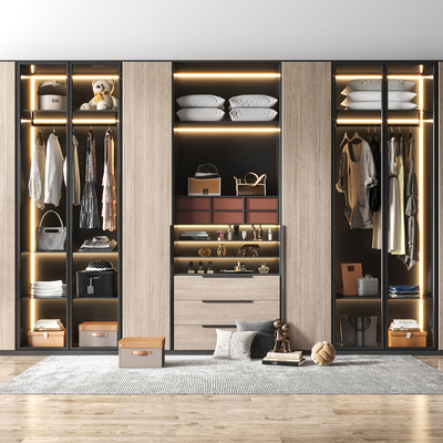 衣柜su模型下载-sketchup模型库-3dmax模型免费下载-欧模网