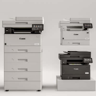  现代打印机复印机su模型 