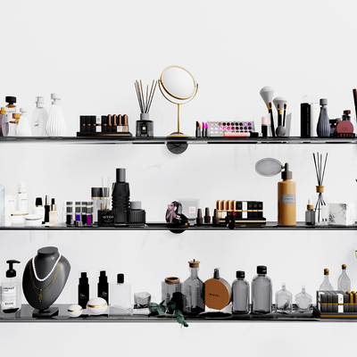  现代化妆品su模型 