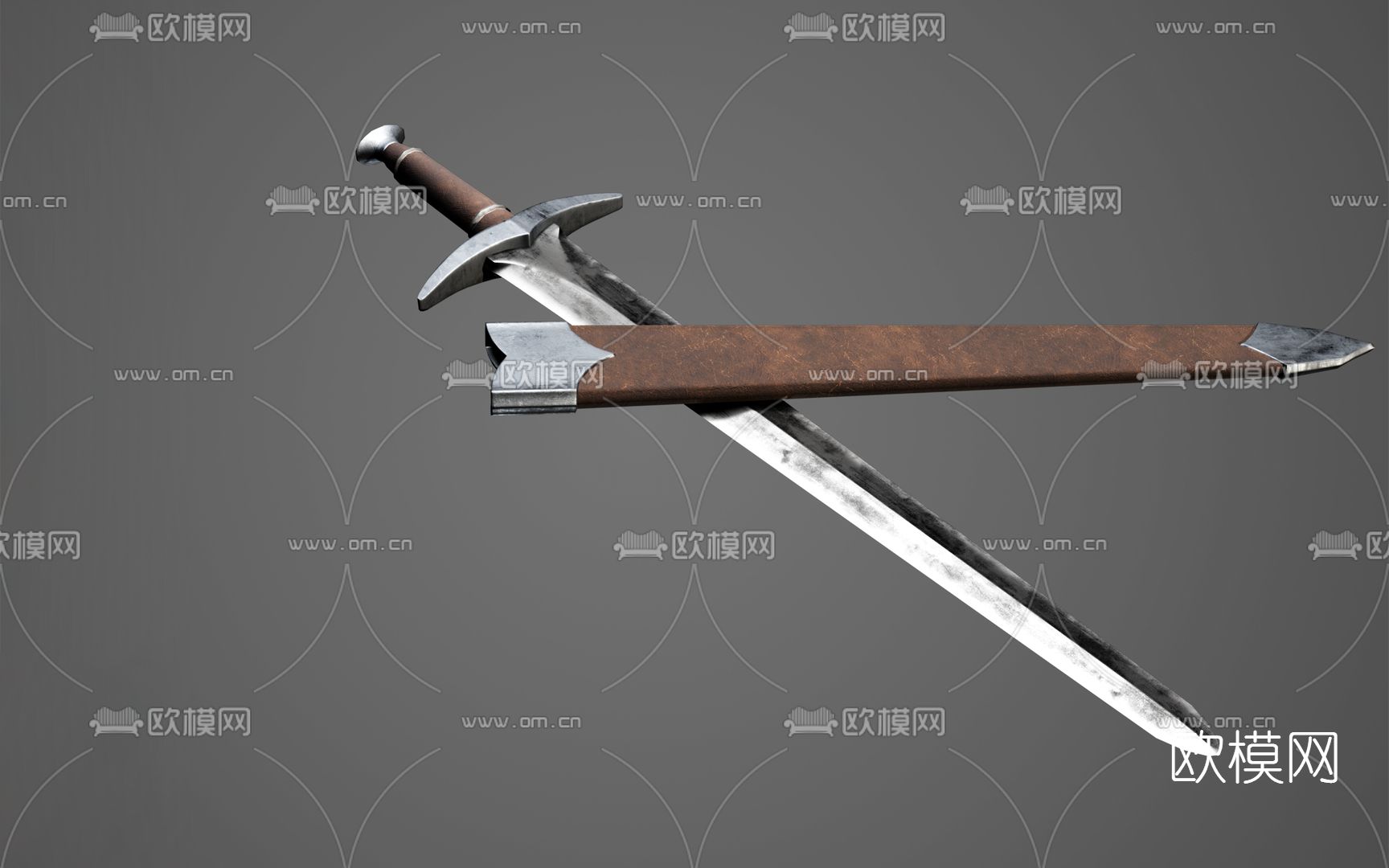 现代冷兵器免费3d模型下载