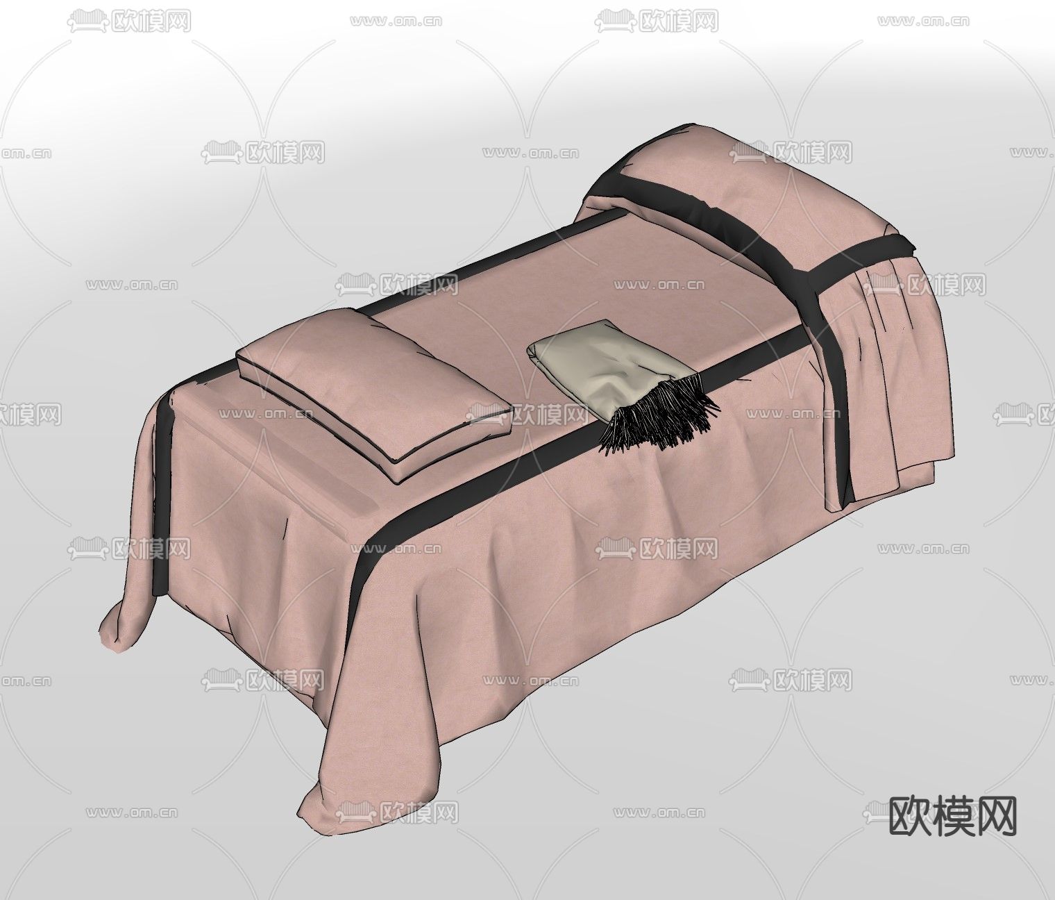 现代理疗床su模型下载（渲染图2）