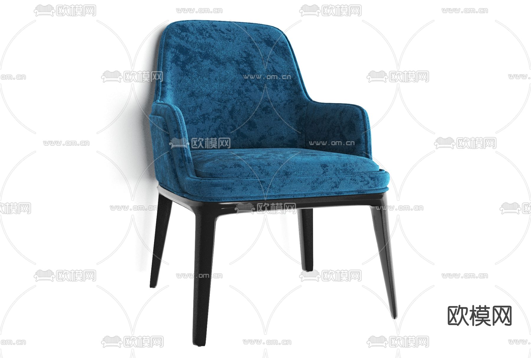 现代布艺休闲椅免费3d模型下载