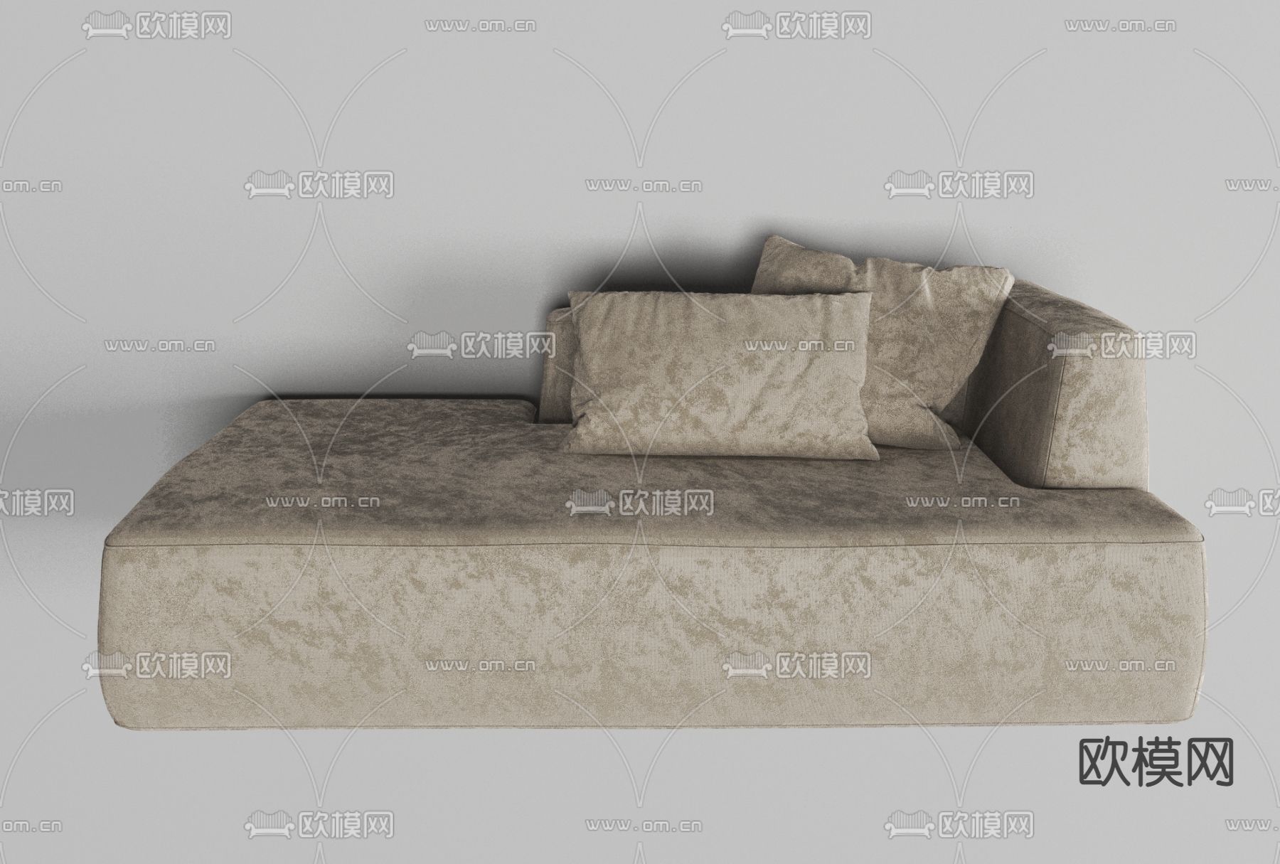 现代布艺贵妇椅免费3d模型下载