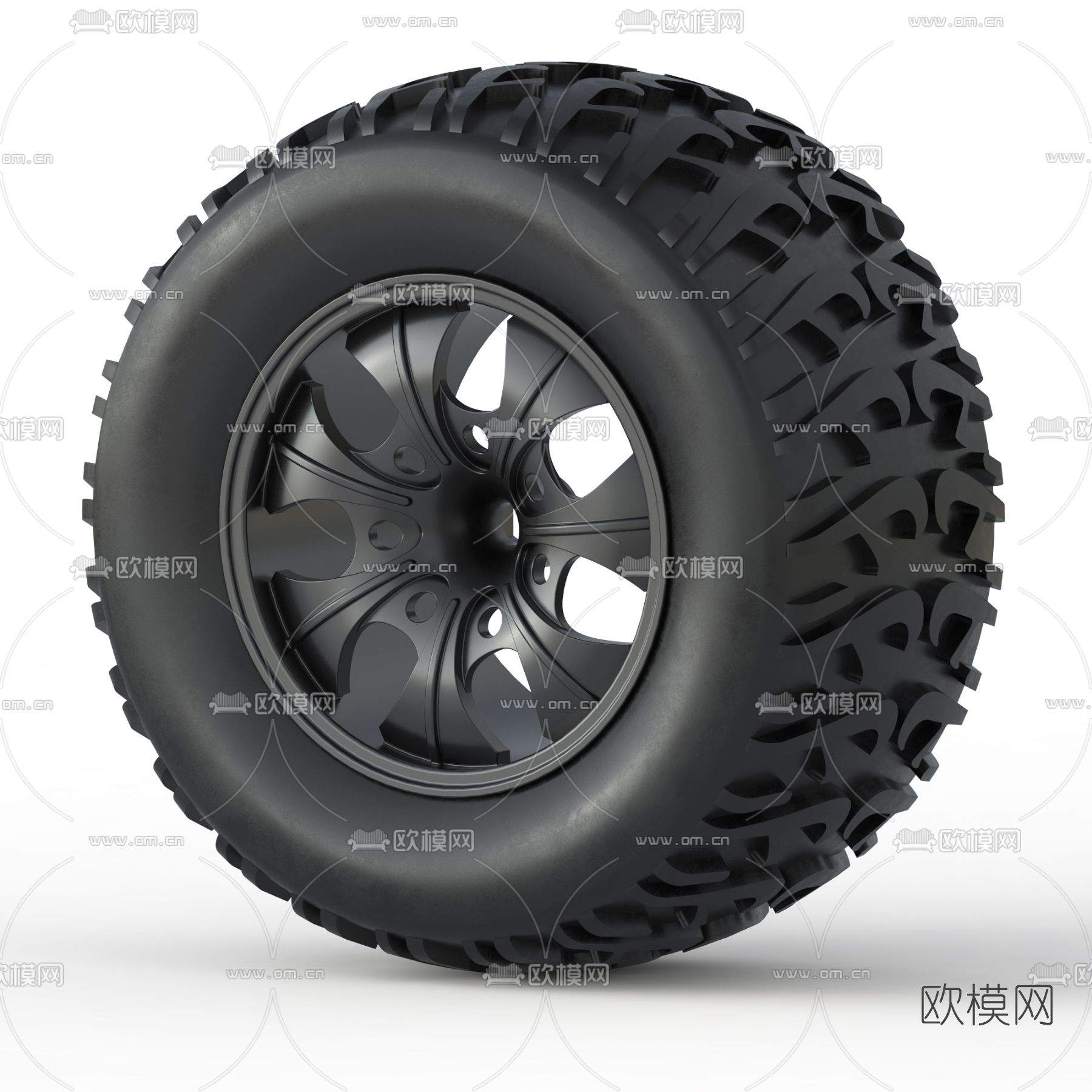 现代轮胎免费3d模型