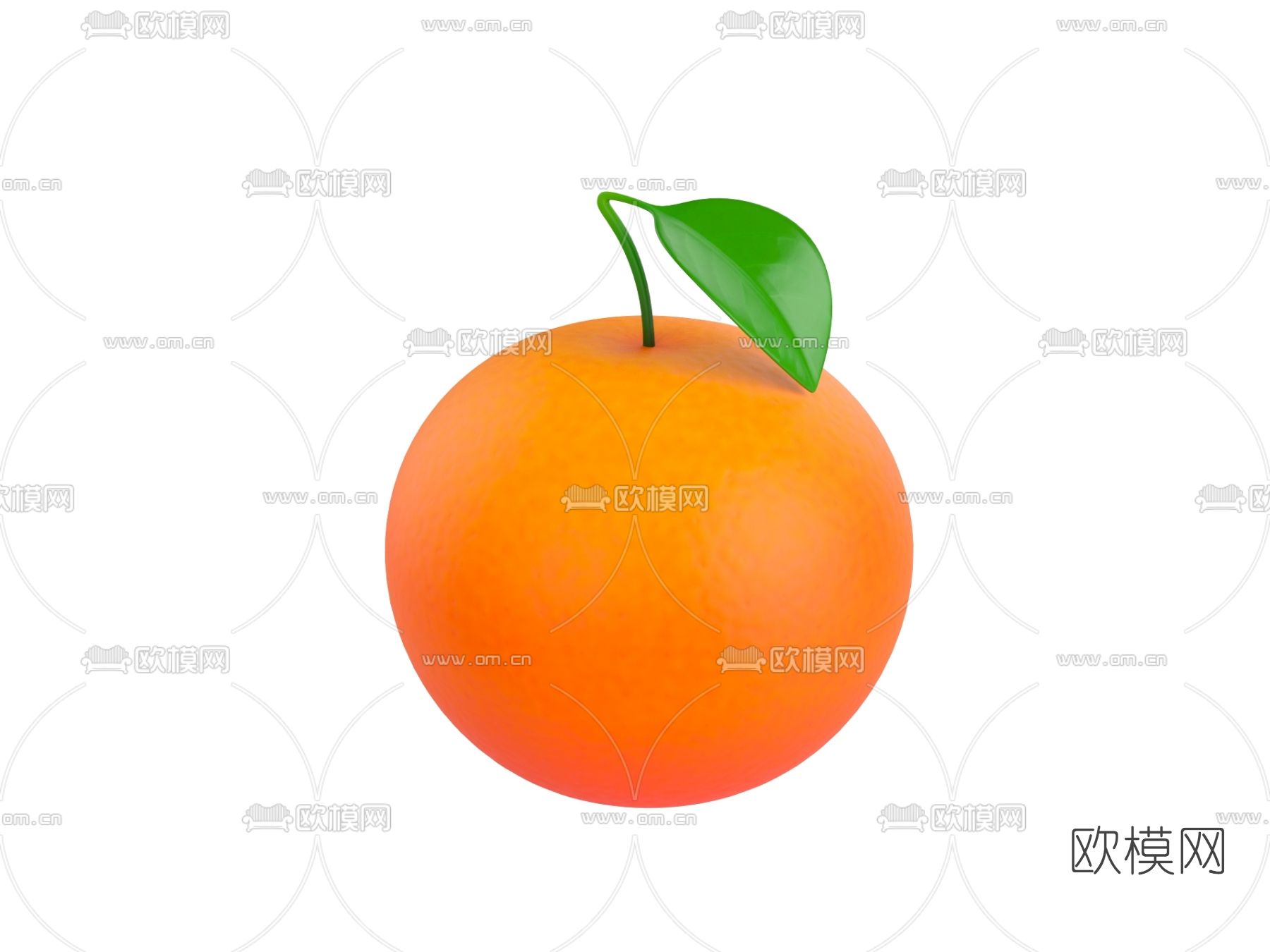现代橙子免费3d模型下载