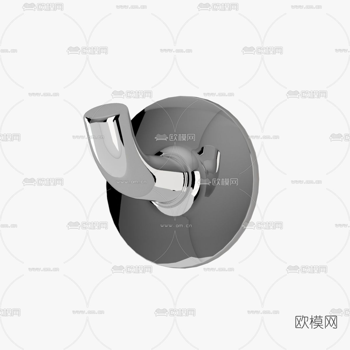 现代浴巾钩免费3d模型下载