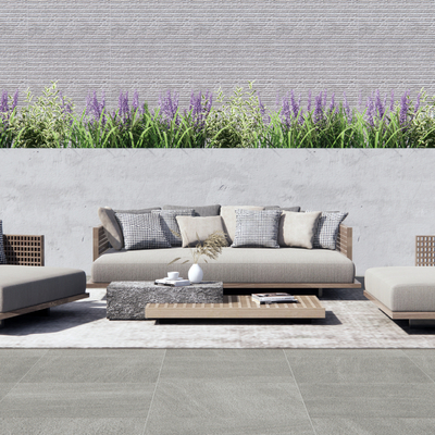  现代布艺户外沙发su模型 