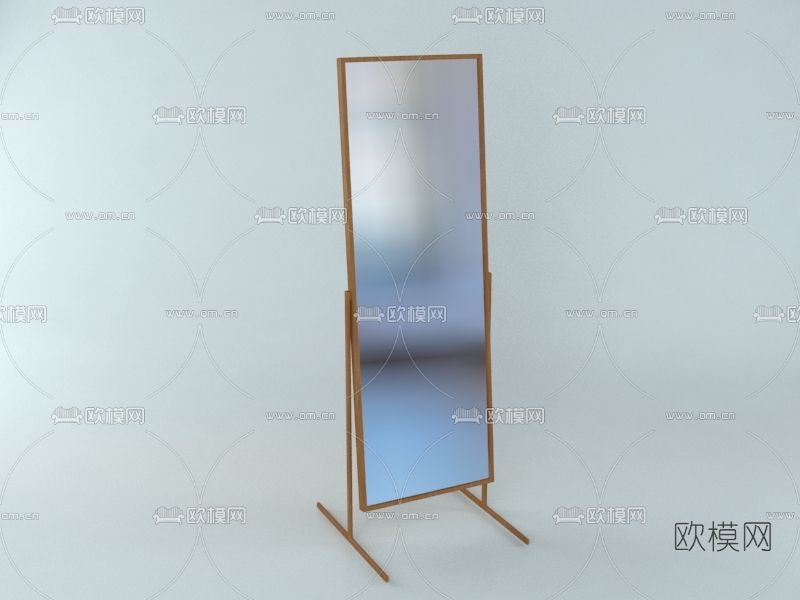 现代全身镜免费3d模型下载