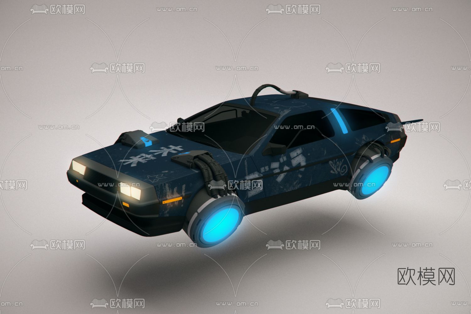 后现代汽车免费3d模型下载