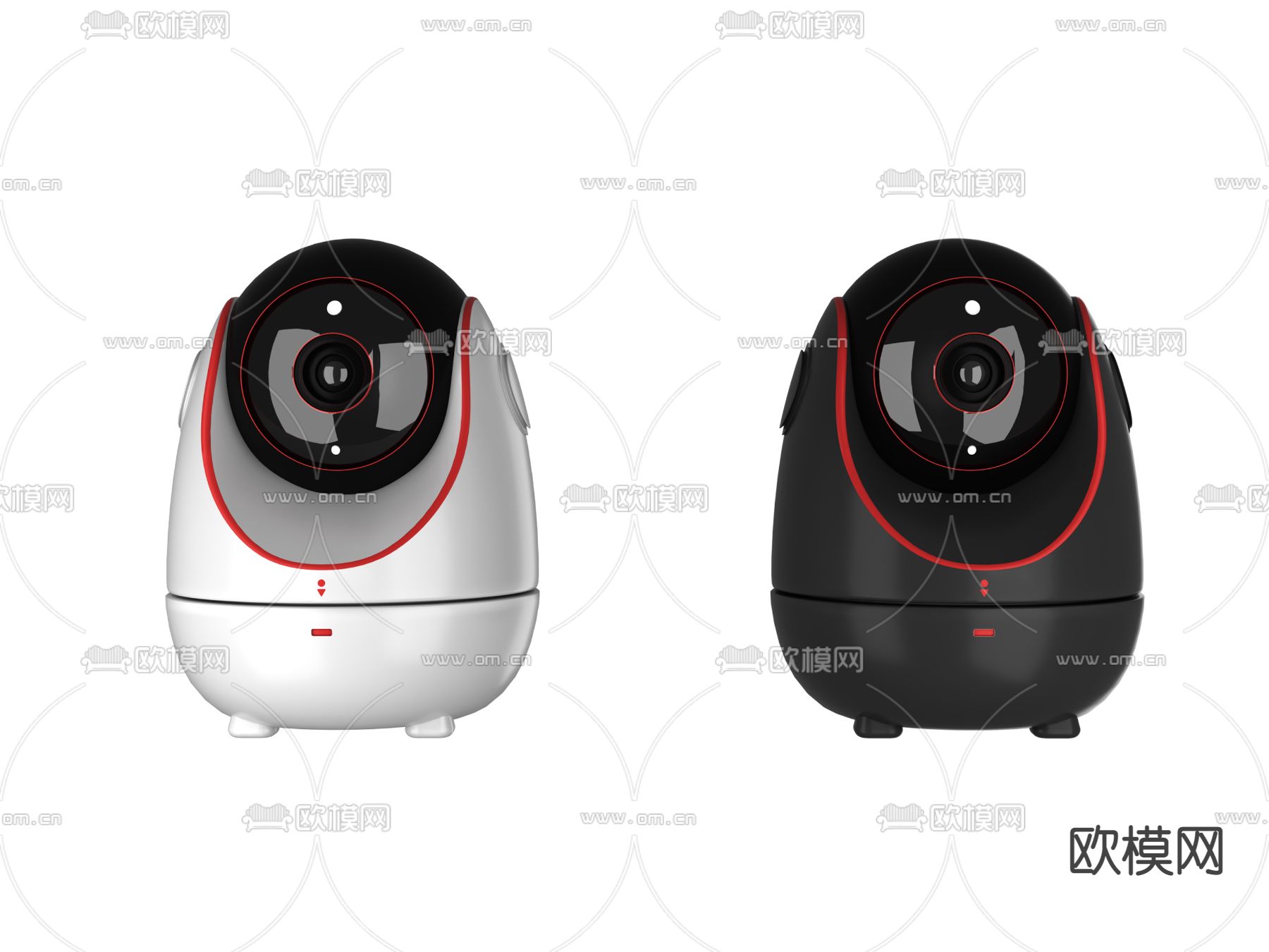 现代360度摄像头3d模型下载（渲染图1）